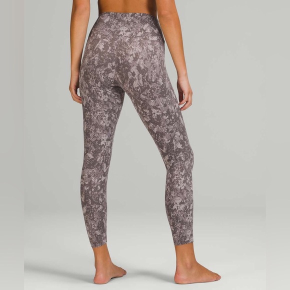 Lululemon Align High-Rise Pant 25" Hideaway Camo Lunar Rock Multi size 8 - Picture 2 of 9